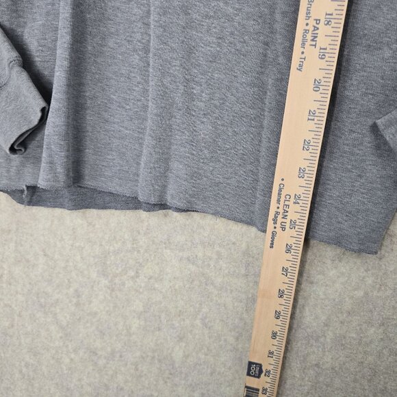 Abercrombie & Fitch Gray Long Sleeve Crewneck Sweatshirt Medium Cotton Blend - Picture 6 of 7